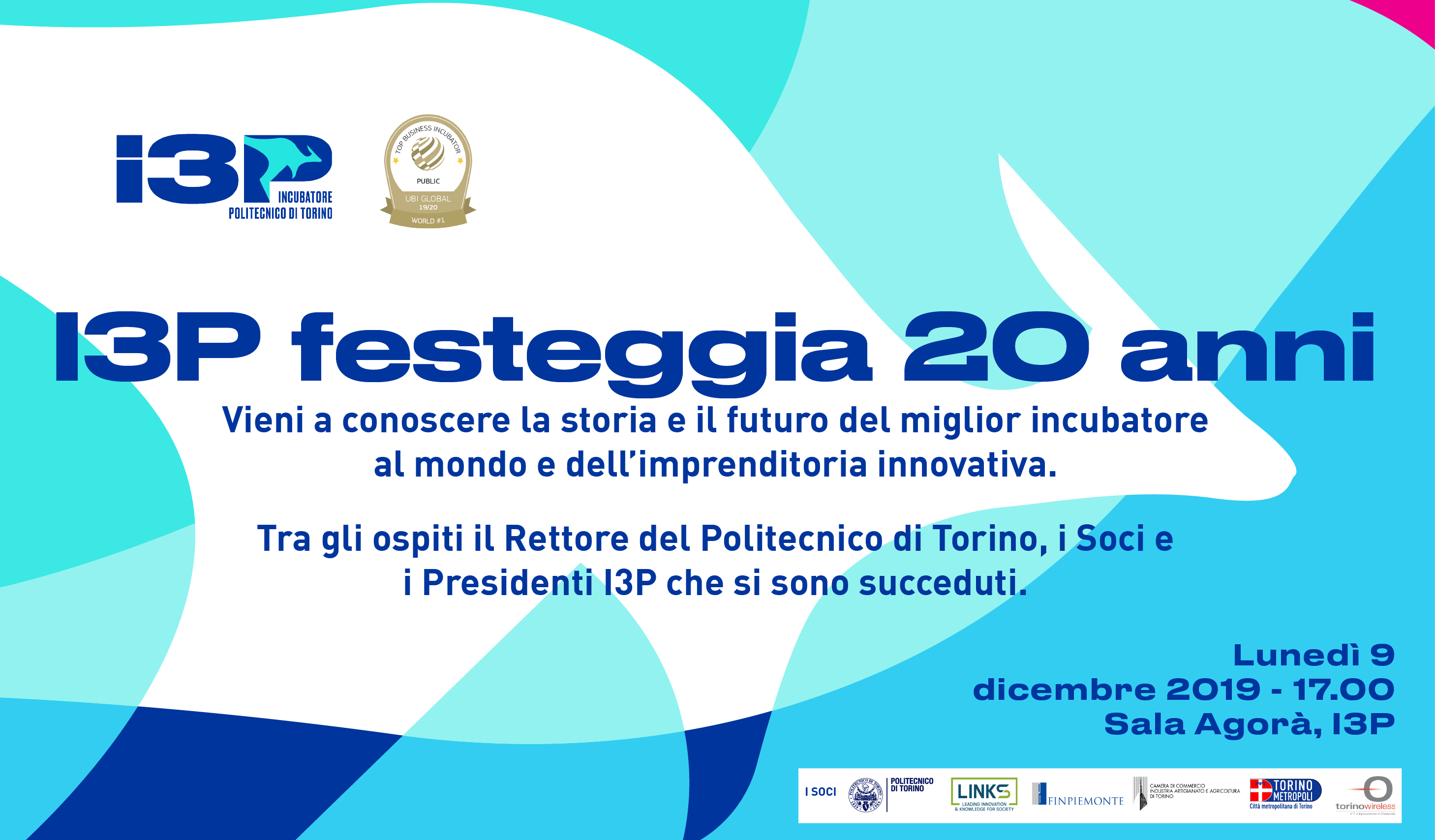 I3P festeggia 20 anni