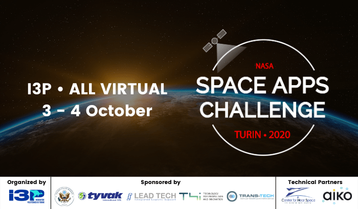 NASA Space Apps Challenge Torino 2020 – Edizione virtuale