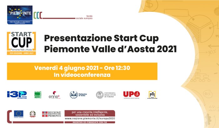 Presentation of Start Cup Piemonte Valle d'Aosta 2021