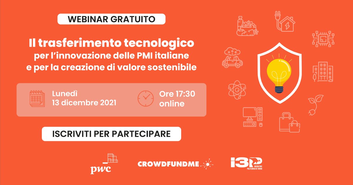 Il trasferimento tecnologico per l'innovazione delle PMI italiane e per la creazione di valore sostenibile