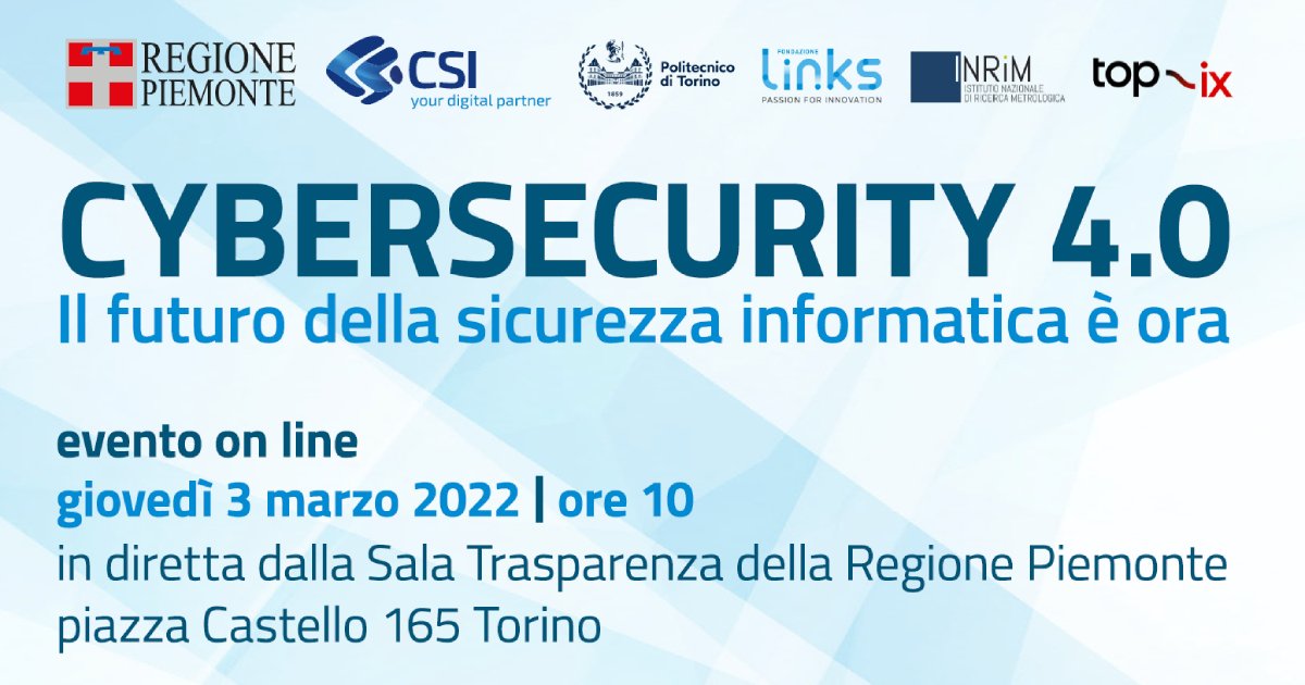 Cybersecurity 4.0 – Il futuro della sicurezza informatica è ora