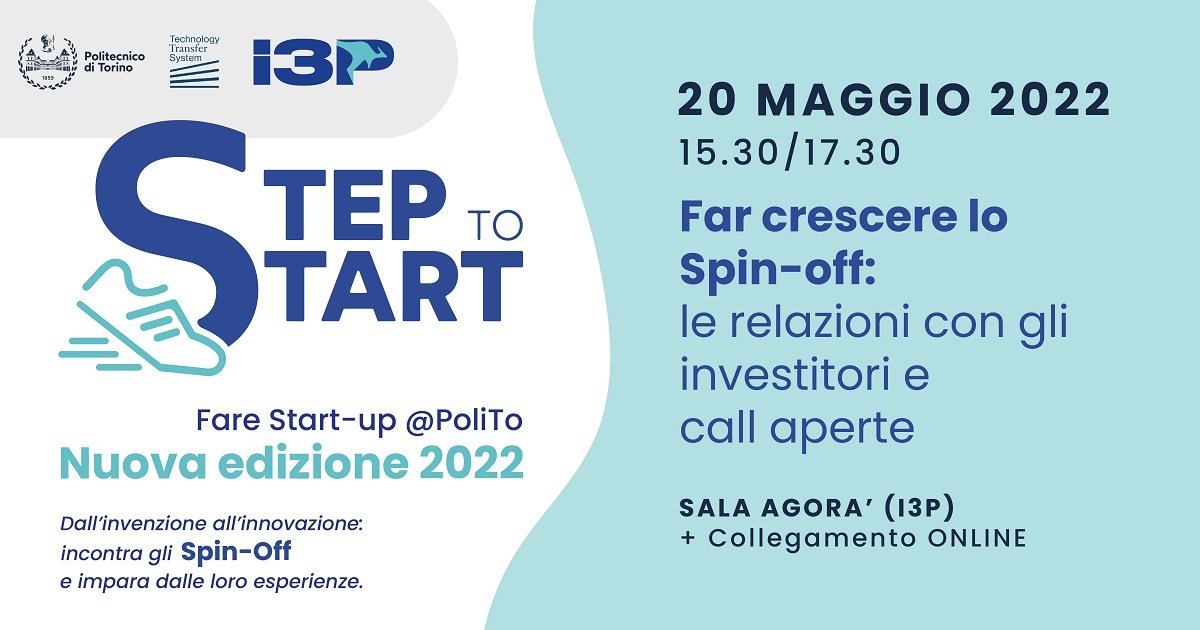 StepToStart - Far crescere lo Spin-off: le relazioni con gli investitori e call aperte