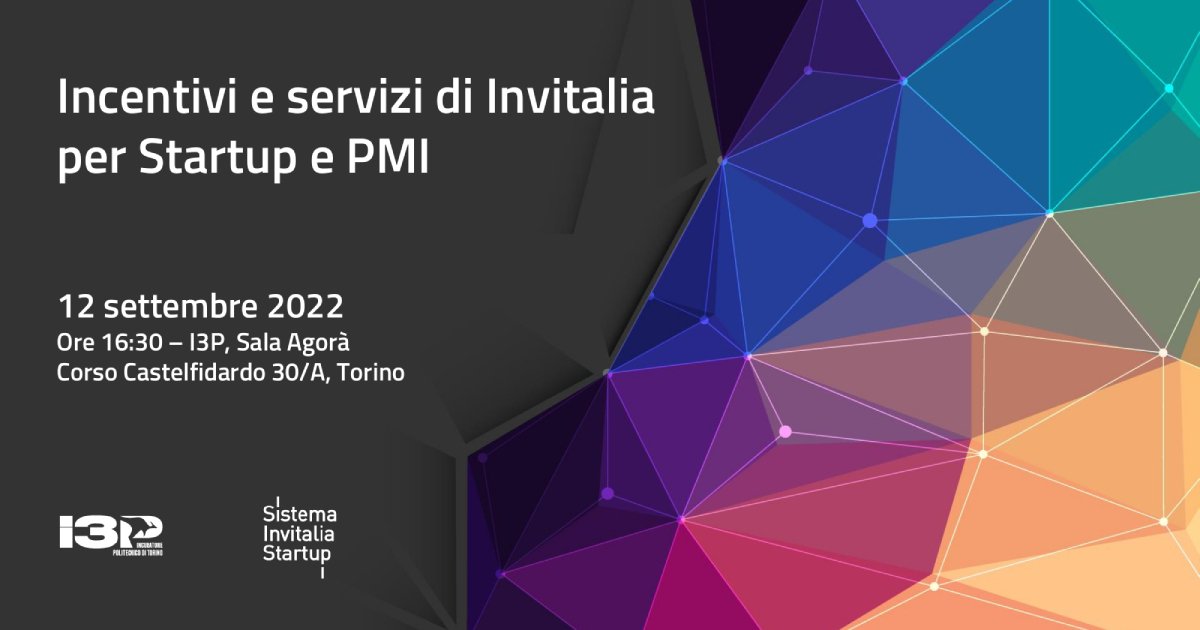 Incentivi e servizi di Invitalia per startup e PMI