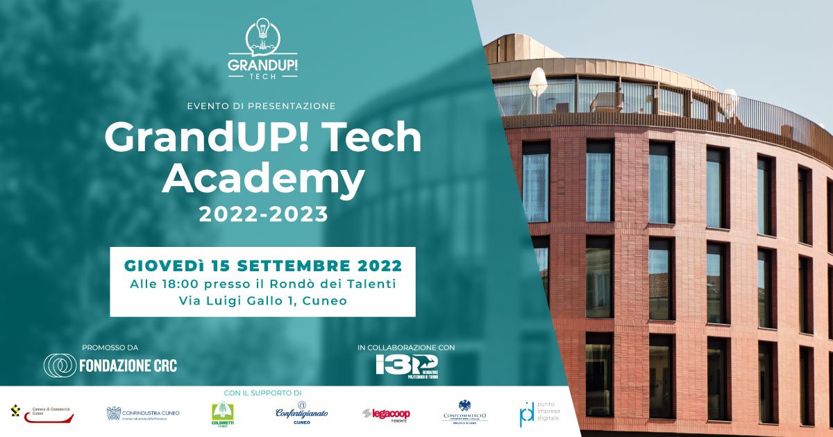 Presentazione GrandUP! Tech Academy 2022-2023