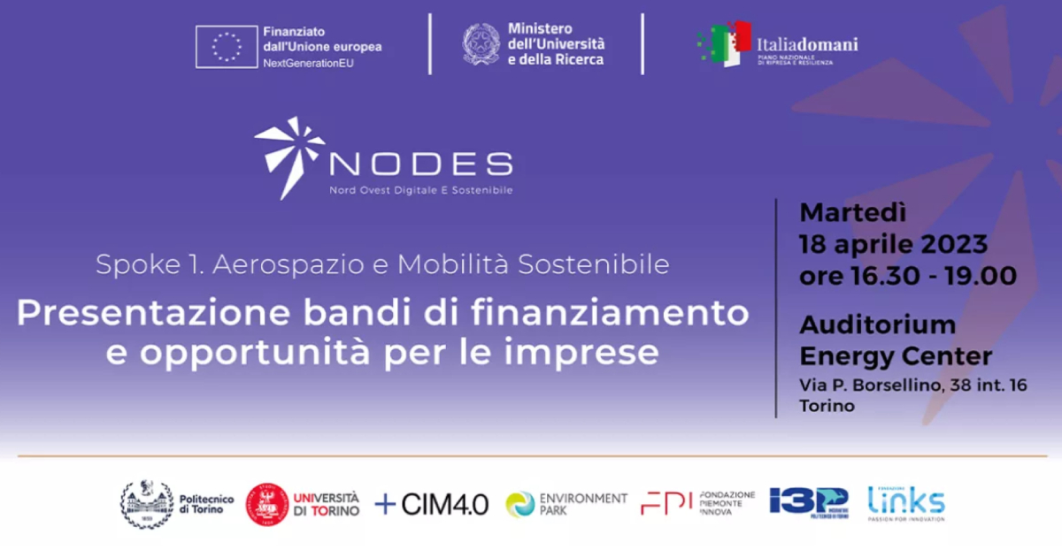 NODES, Spoke 1: presentazione bandi di finanziamento e opportunità per le imprese