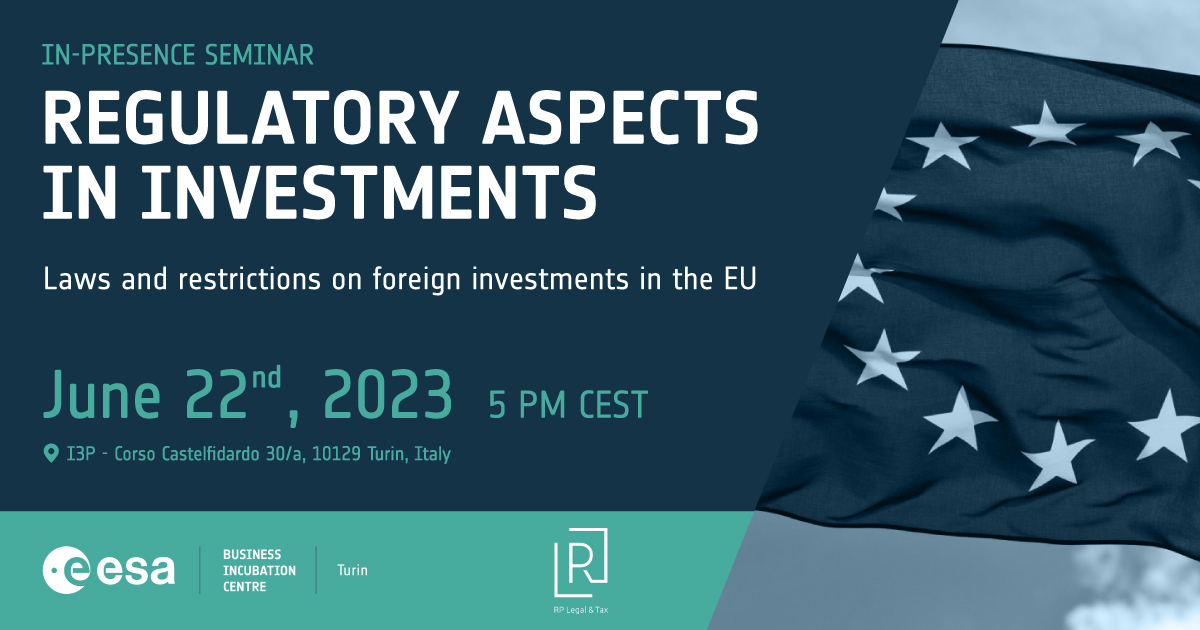 Regulatory aspects in investments