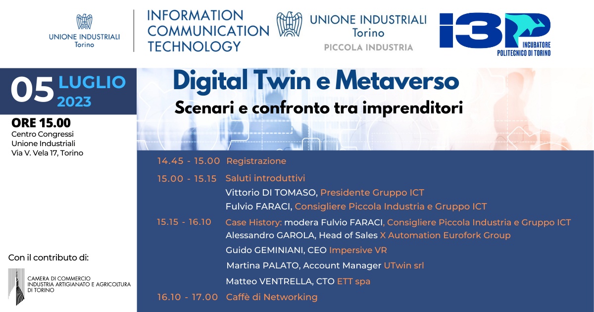 Digital Twin e Metaverso. Scenari e confronto tra imprenditori