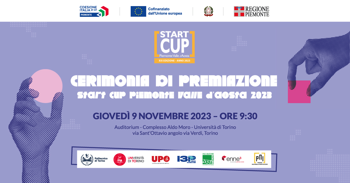 Award Ceremony - Start Cup Piemonte Valle d'Aosta 2023