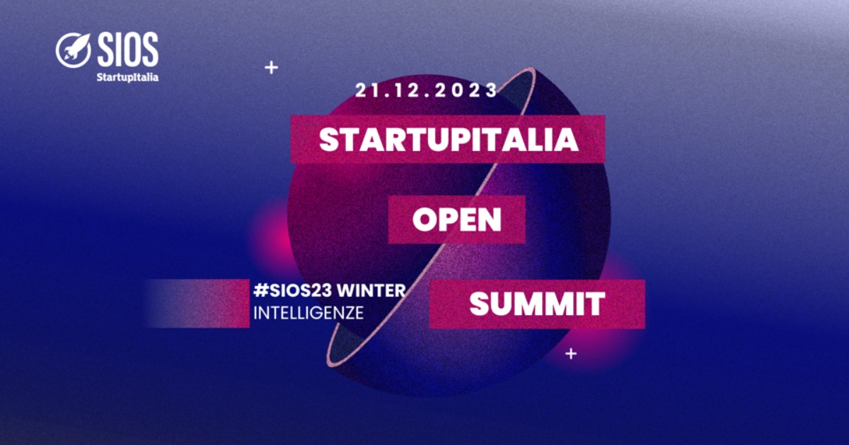 StartupItalia Open Summit 2023 Winter