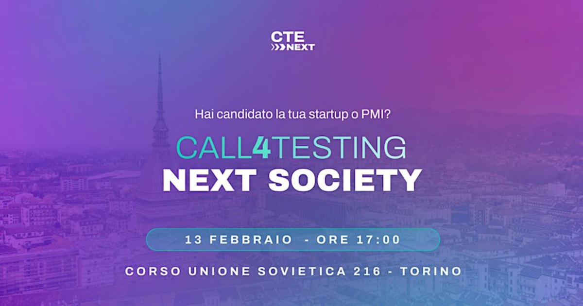 CTE Next - Presentazione Call4Testing 