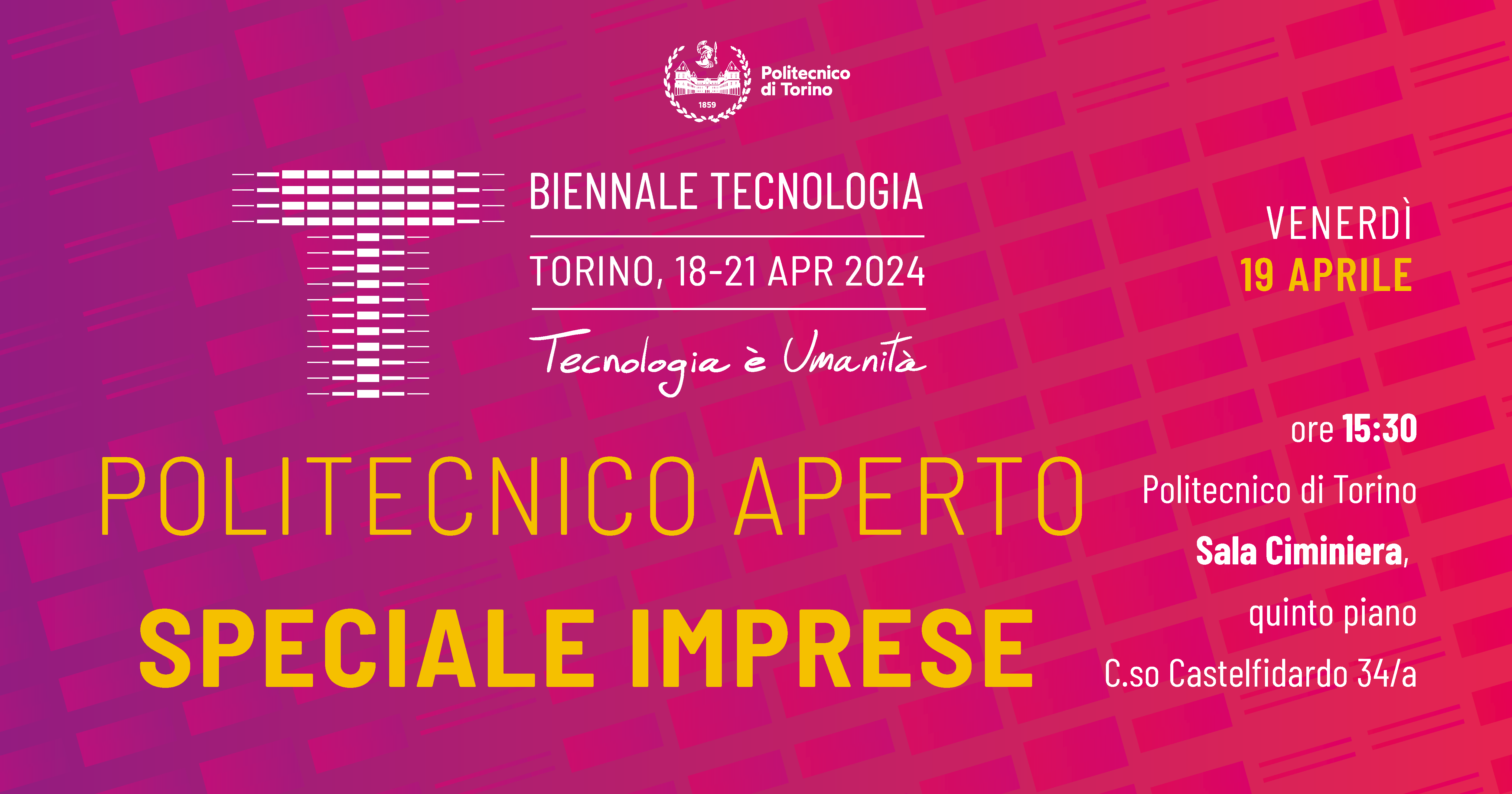 Biennale Tecnologia 2024 - Politecnico Aperto: Speciale Imprese