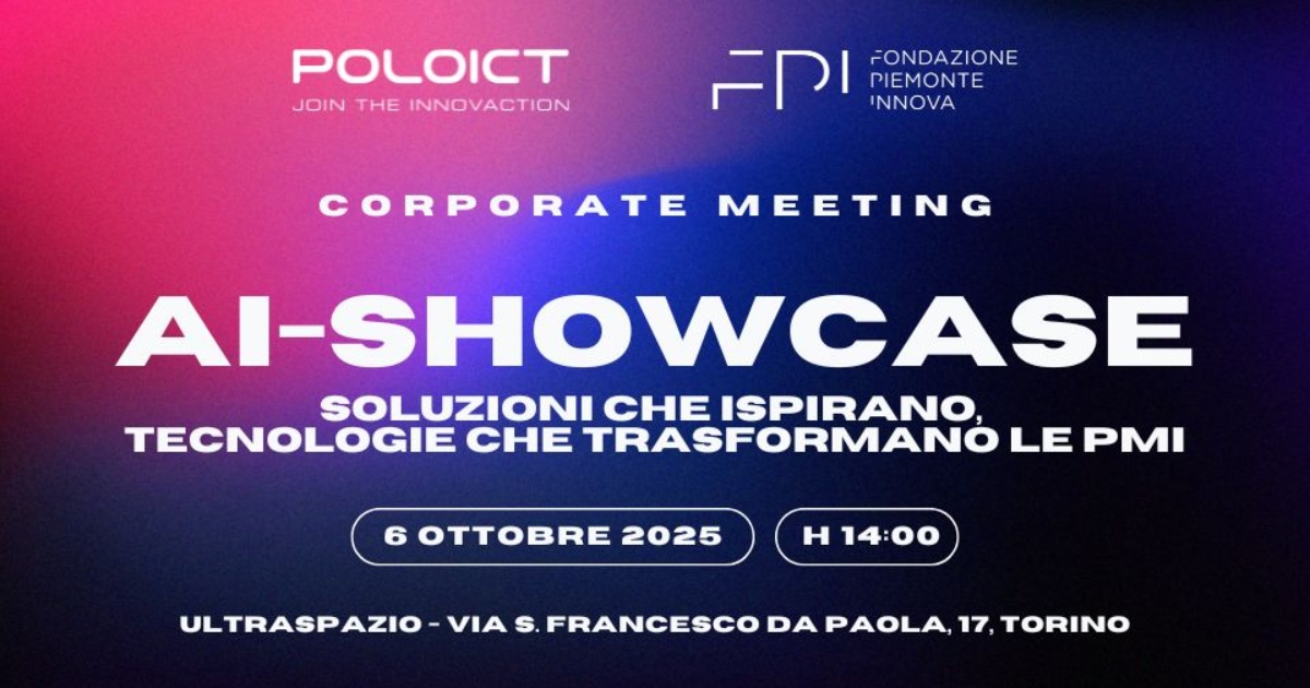 Corporate Meeting: AI Showcase -  Soluzioni che ispirano, tecnologie che trasformano le PMI