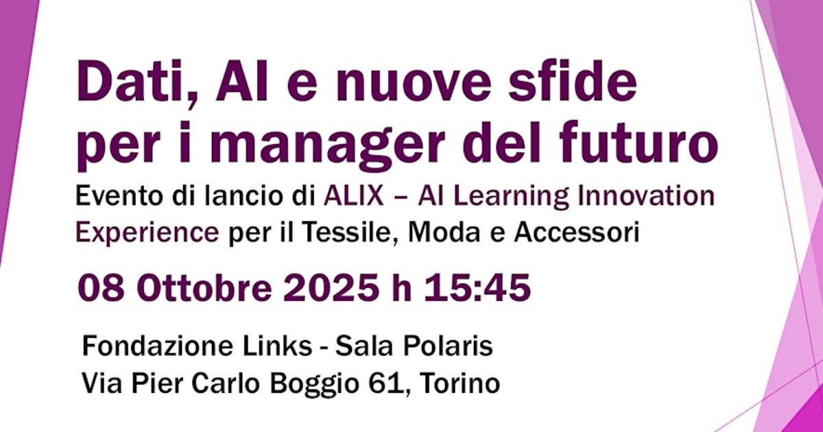 Dati, AI e nuove sfide per i manager del futuro