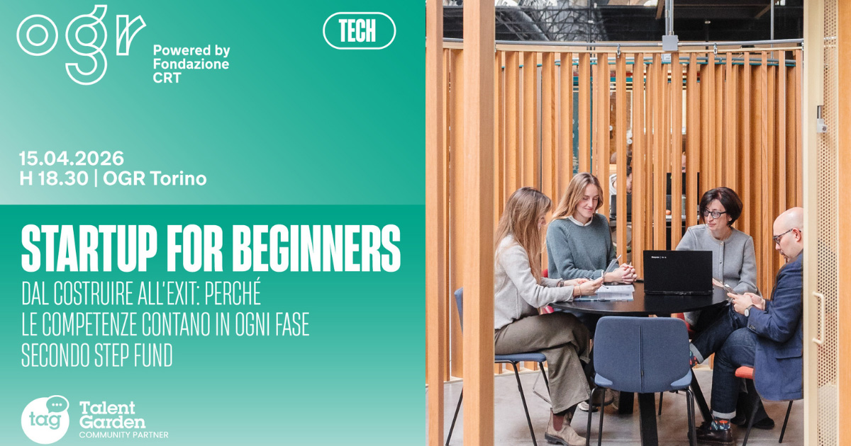 Startup for Beginners | Dal costruire all’exit