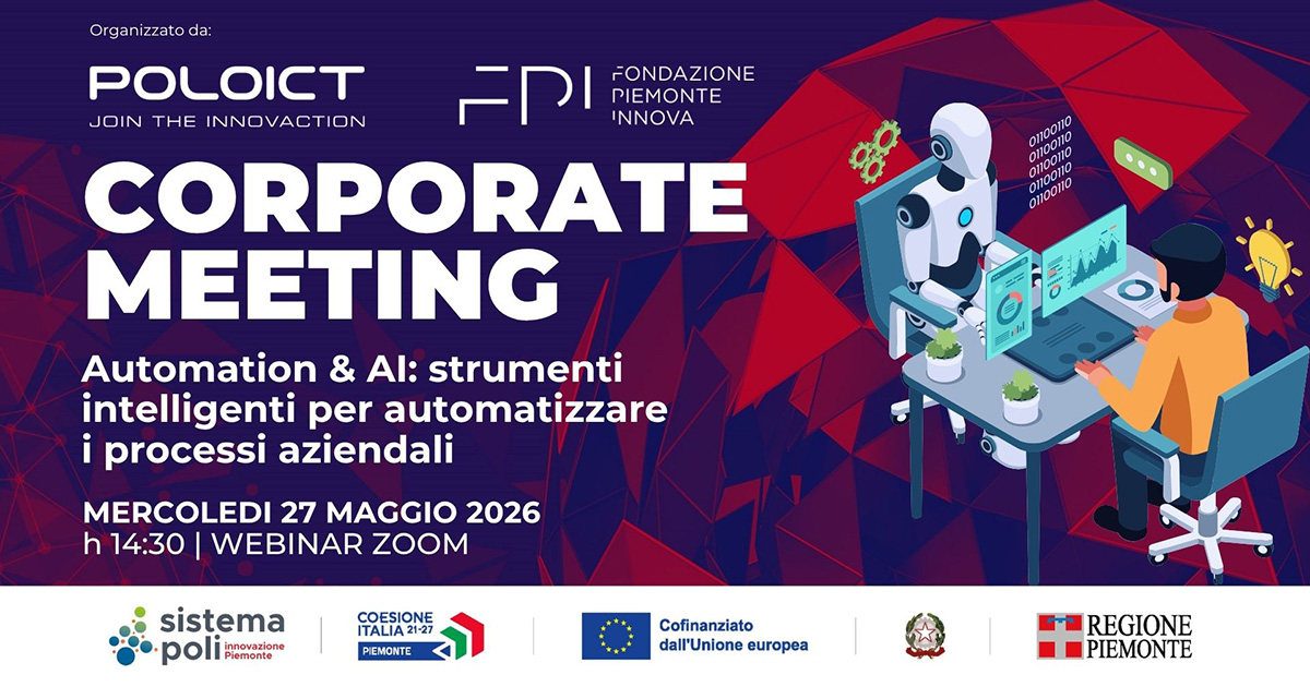 Corporate Meeting | Automation & AI: strumenti intelligenti per automatizzare i processi aziendali