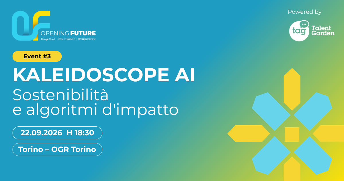 Kaleidoscope AI #3 | Sostenibilità e algoritmi d'impatto