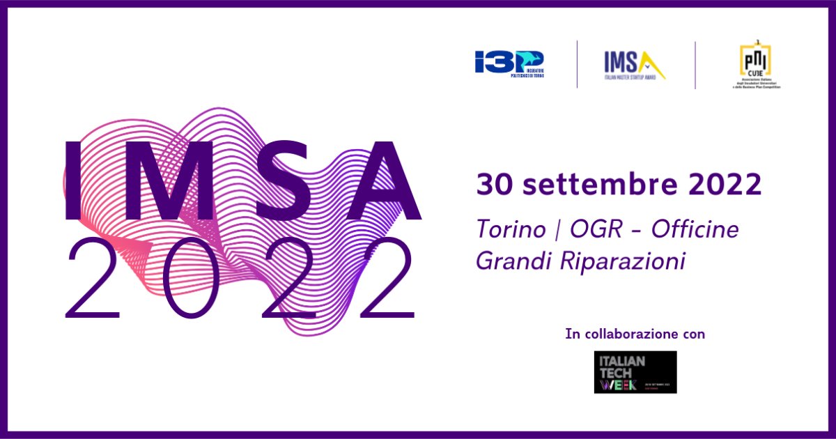 Premio IMSA 2022 - Finale @ Italian Tech Week