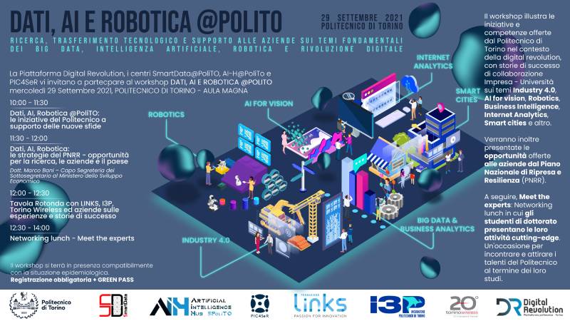 Dati, AI e Robotica @PoliTO