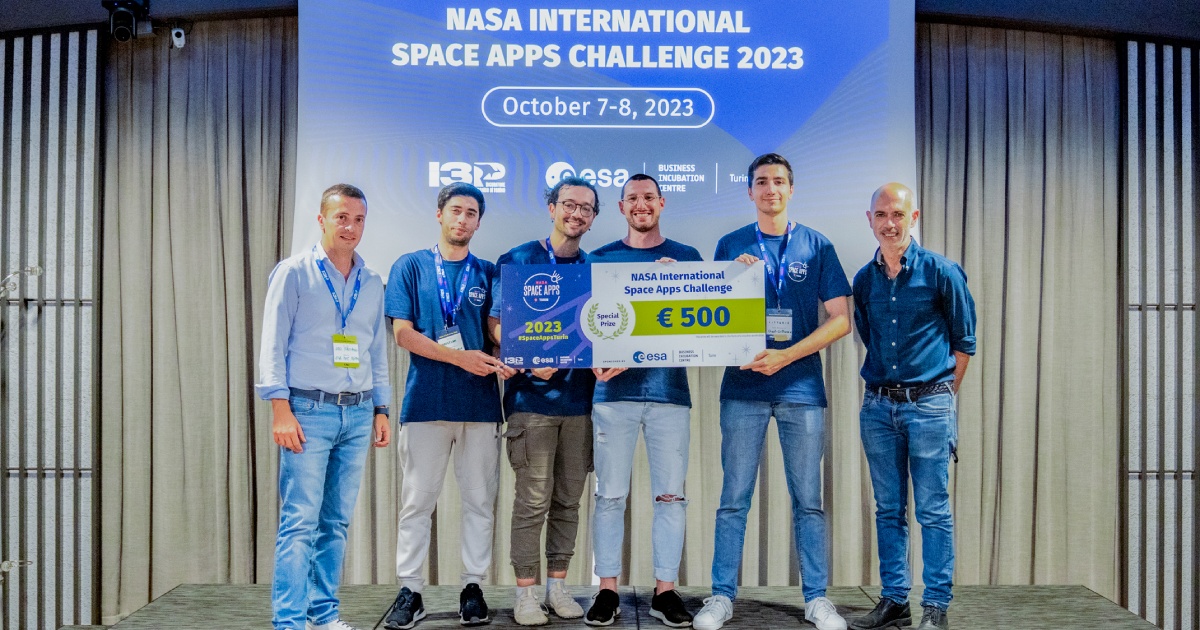 231011 nasa space apps challenge turin 2023 006 special prize cheat o phone e esa bic turin